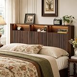 Best Bookcase Headboards with Shelves and Outlets