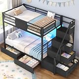 8 Best Bunk Beds with Stairs and Built-In Storage Drawers