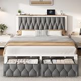 8 Best Queen Storage Beds for Couples Short on Closet Space