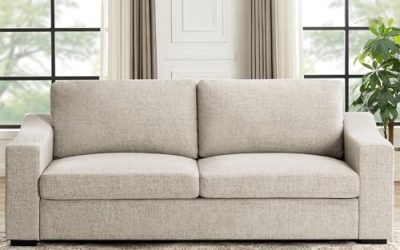Review: The Most Comfortable Linen Upholstered Sofa