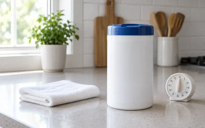 Cleaner Contact Time and Rinsing: Read Both Instructions