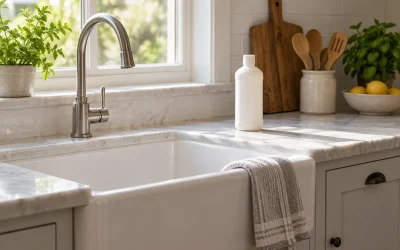 Enameled Sink Care: Choose Tools Before Scrubbing a Mark