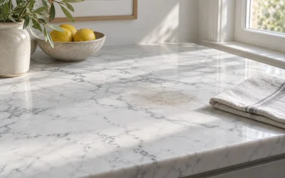 Marble Etching or Surface Residue? A Careful First Check