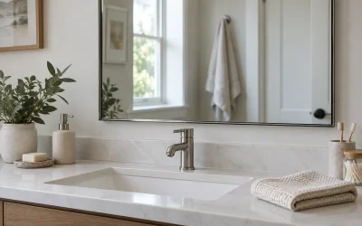 Cleaning Mirror Edges: Keep Moisture Away From the Back