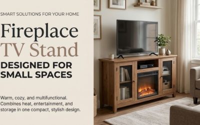 TV Stand With Fireplace for Small Spaces: Fit and Safety