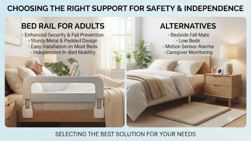 How Adult Bed Rails Differ From Other Mobility Aids