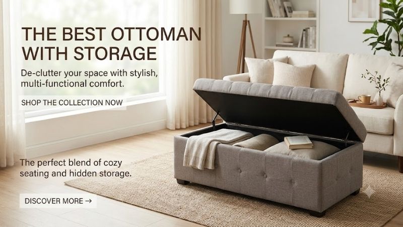 How We Selected These Storage Ottomans