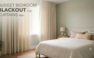 budget bedroom blackout curtains