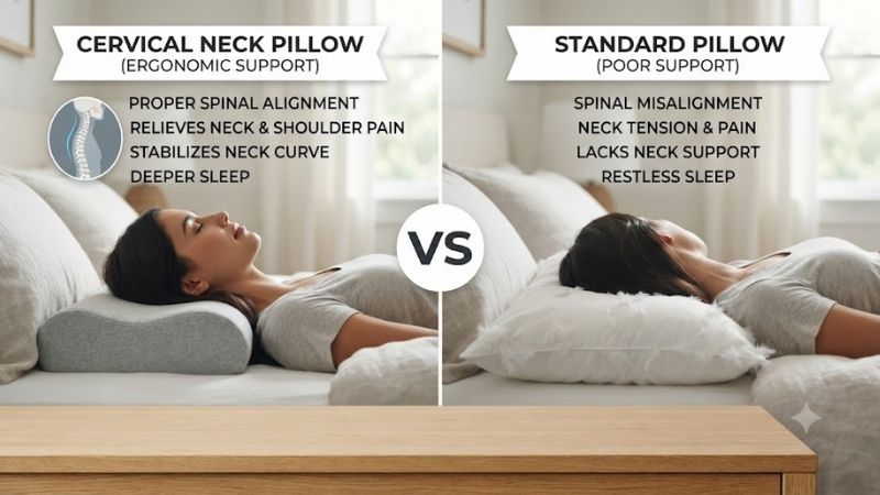 What Makes a Cervical Neck Pillow Different?