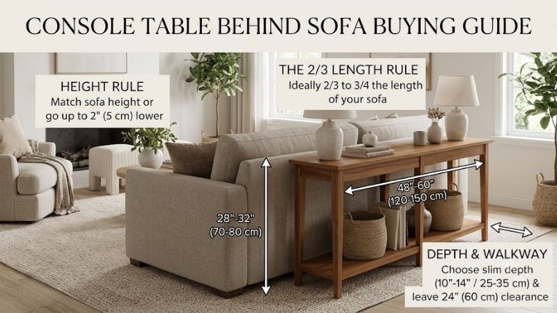What Is a Behind-Sofa Console Table?