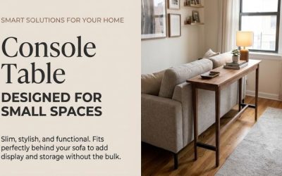 Console Table Behind Sofa for Small Spaces: Fit Guide
