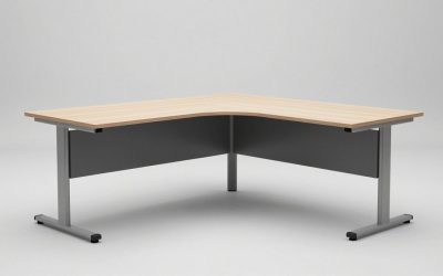 L Shaped Office Table With Drawers: File vs Box Drawers, Slide Types and Pedestal Placement
