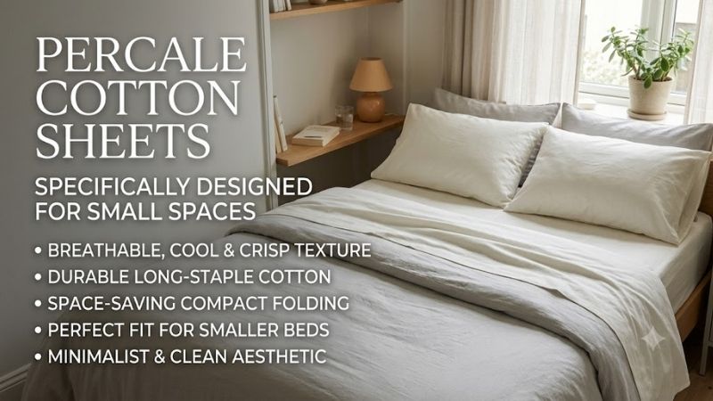Why Percale Cotton Sheets Make Sense for Small Bedrooms