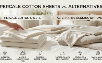 Percale Cotton Sheets vs Alternatives: Complete Fabric Comparison