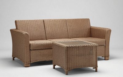 Rattan Sofa and Table Set: Natural vs Resin Wicker, 4 Piece Layouts and Cushion Life