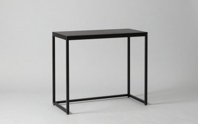 Small Black Metal Console Table: Hallway Sizes, Frame Gauge and Storage Options