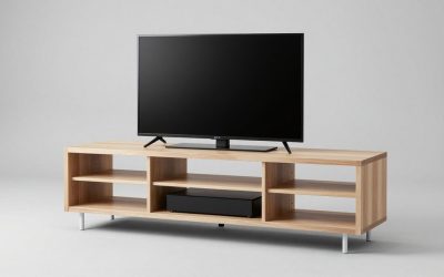 TV Stand and Side Table Set: Matching Heights, Depths, and Finishes