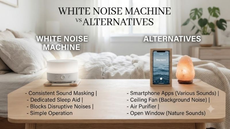 How White Noise Machines Work Differently From Noise Reduction