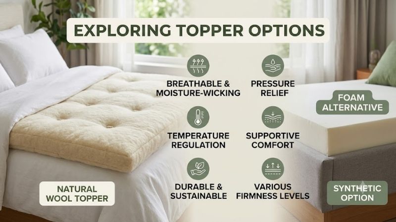Wool Mattress Topper vs Alternatives: Quick Comparison